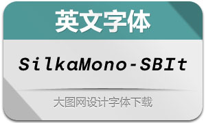 SilkaMono-SemiBoldIt(Ӣ)