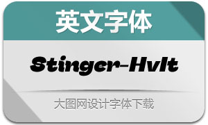 Stinger-HeavyItalic(Ӣ)