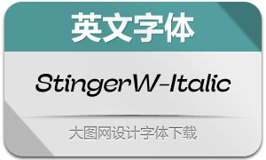 StingerWide-Italic(Ӣ)