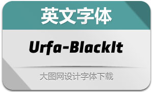Urfa-BlackItalic(Ӣ)