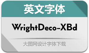 WrightDeco-ExtraBold(Ӣ)