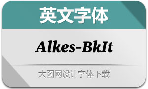 Alkes-BlackItalic(Ӣ)