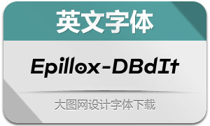 Epillox-DemiBoldItalic(Ӣ)