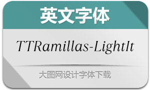 TTRamillas-LightItalic( Ӣ)