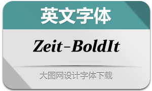 Zeit-BoldItalicӢ)