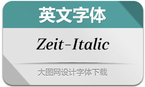 Zeit-Italic(Ӣ)