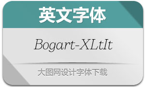 Bogart-ExtralightItalic(Ӣ)