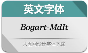 Bogart-MediumItalic(Ӣ)