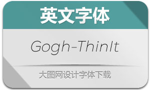 Gogh-ThinItalic(Ӣ)