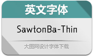 SawtonBauhaus-Thin(Ӣ)