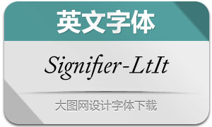 Signifier-LightItalic(Ӣ)