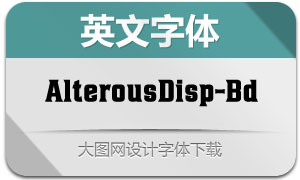 AlterousDisplay-Bold(Ӣ)