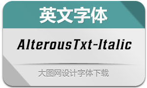 AlterousText-Italic(Ӣ)