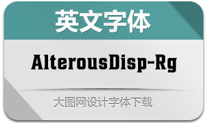 AlterousDisplay-Regular(Ӣ)