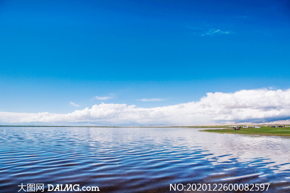 美丽的青海湖风光摄影图片