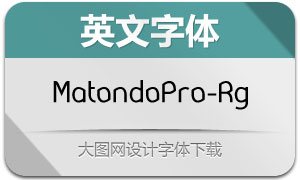 MatondoPro-Regular(Ӣ)