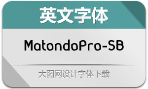 MatondoPro-SemiBold(Ӣ)