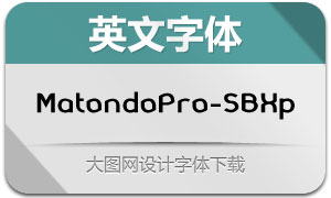 MatondoPro-SmBdExp(Ӣ)