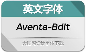 Aventa-BoldItalic(Ӣ)