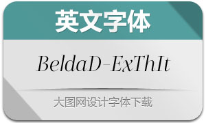 BeldaDidone-ExtendedThinItalic(Ӣ)