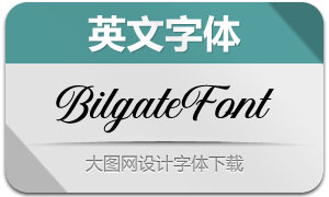 BilgateFont(Ӣ)