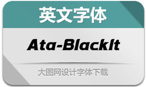 Ata-BlackItalic(Ӣ)