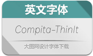 Compita-ThinItalic(Ӣ)