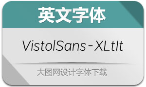 VistolSans-ExtraLightIt(Ӣ)