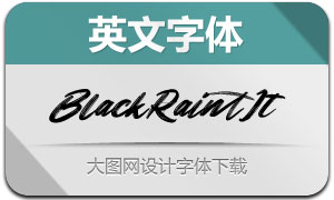 BlackRaint-Italic(Ӣ)