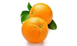 个头匀称新鲜橙子特写摄影高清图片