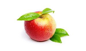 香甜香甜的红苹果特写摄影高清图片