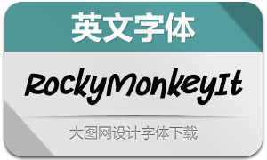RockyMonkey-Italic(Ӣ)