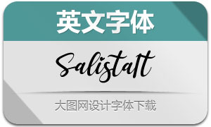 Salista-Italic(英文字体)