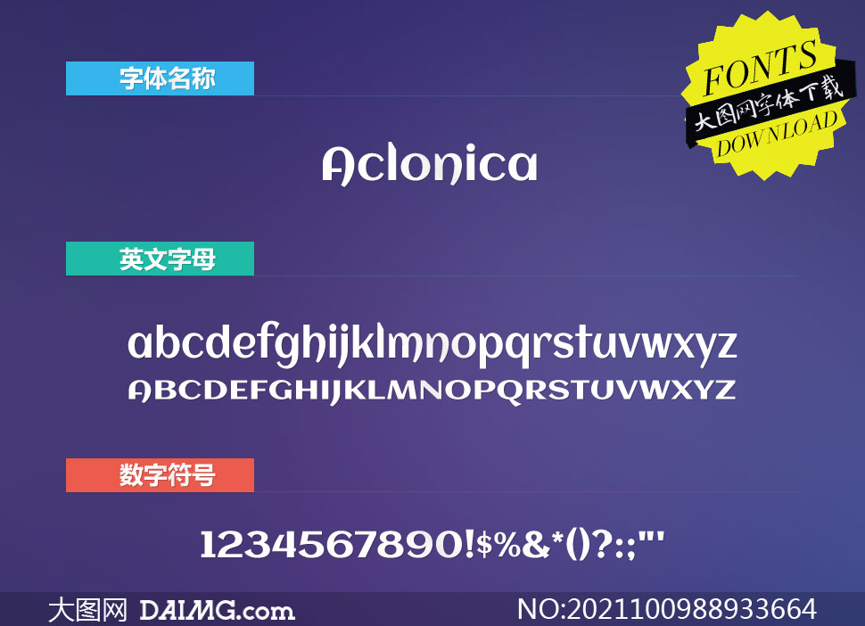 Aclonica-Regular(Ӣ)