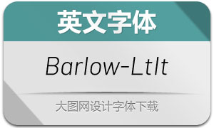 Barlow-LightItalic(Ӣ)