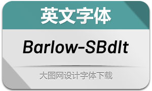 Barlow-SemiBoldItalic(Ӣ)