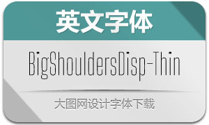 BigShouldersDisp-Thin(Ӣ)