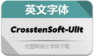 CrosstenSoft-UltraItalic(Ӣ)