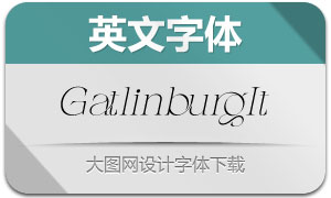 Gatlinburg-Italic(Ӣ)