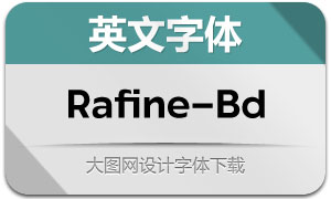 Rafine-Bold(英文字体)