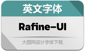 Rafine-Ultra(英文字体)