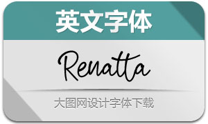 Renatta(英文字体)