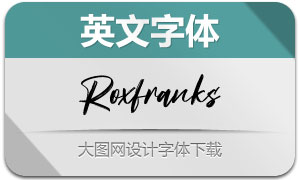 Roxfranks(英文字体)