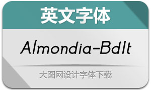 Almondia-BoldItalic(Ӣ)