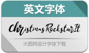 ChristmasRockstar-Italic(Ӣ)