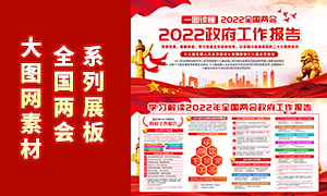 學習解讀2022年全國兩會政府工作報告宣傳欄