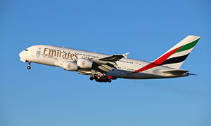 空客A380-800型号客机摄影高清图片