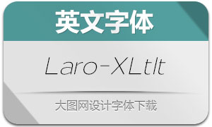 Laro-ExtraLightItalic(Ӣ)