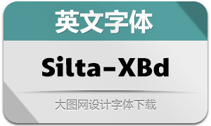 Silta-ExtraBold(英文字體)