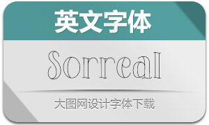Sorreal(英文字体)